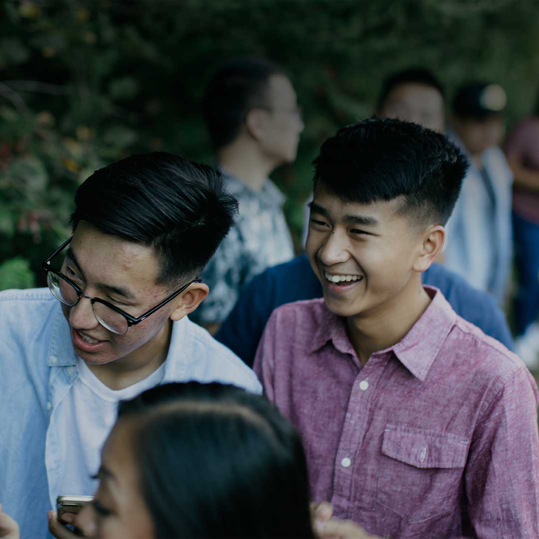 undergraduate male ministry degree students smiling