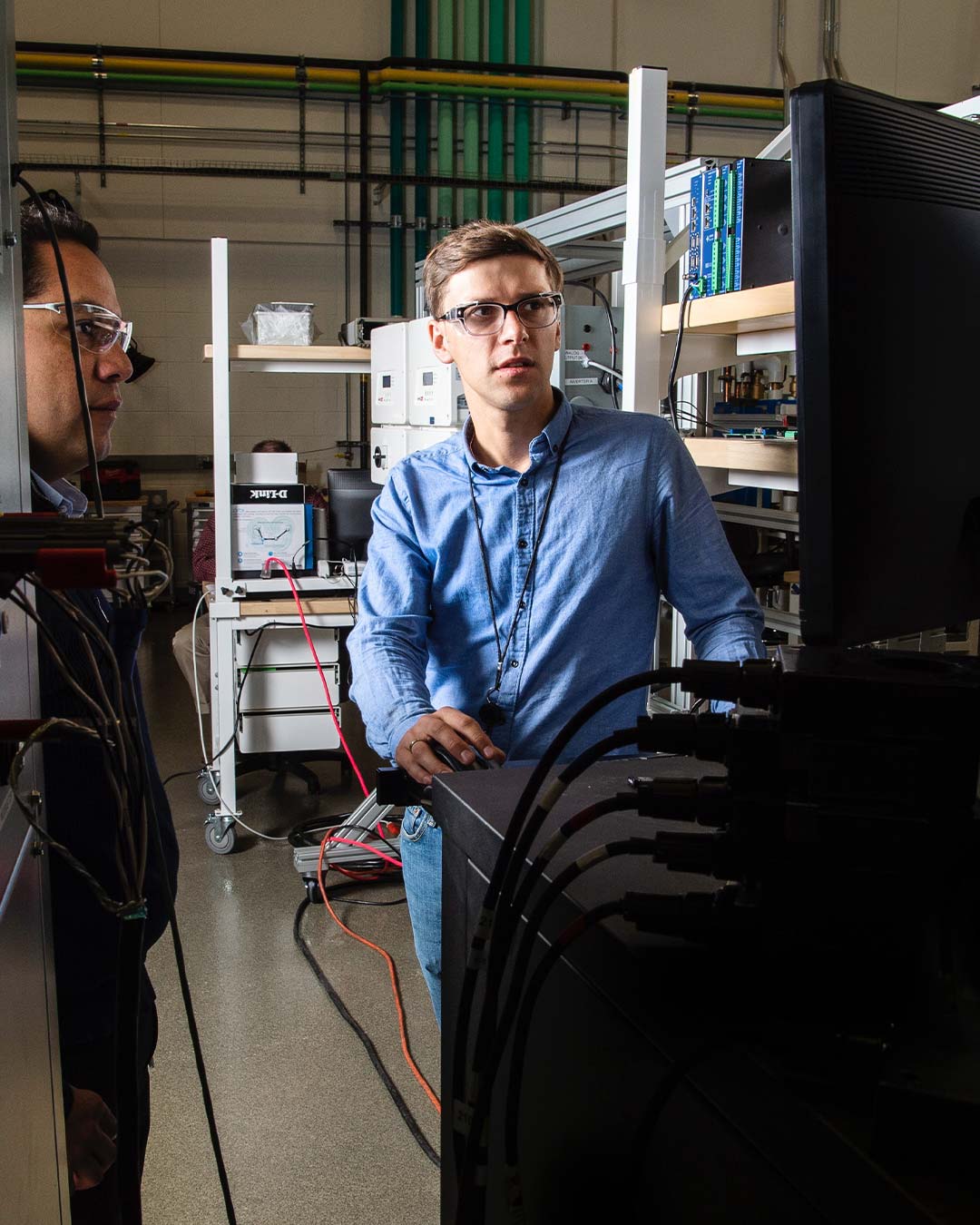 student doing research as christian biologist